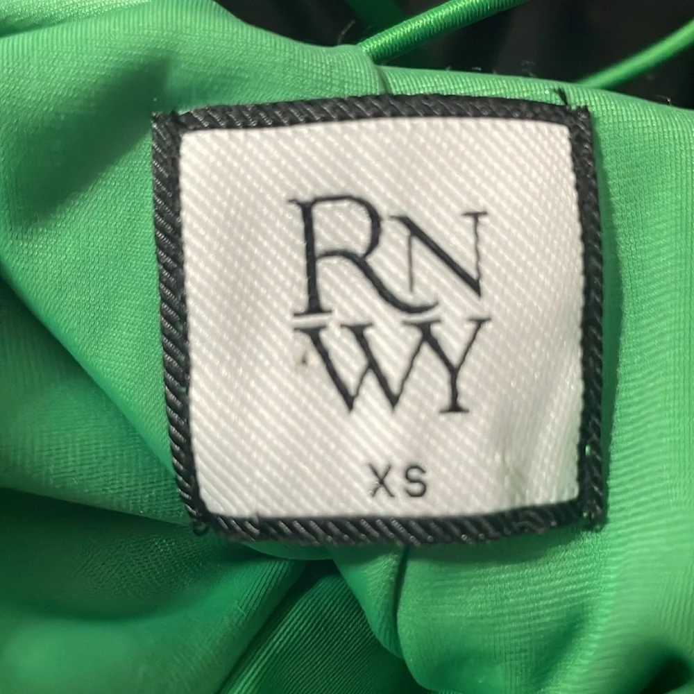 Runaway the Label • green floral kapri slip dress sz XS - Picture 9 of 10